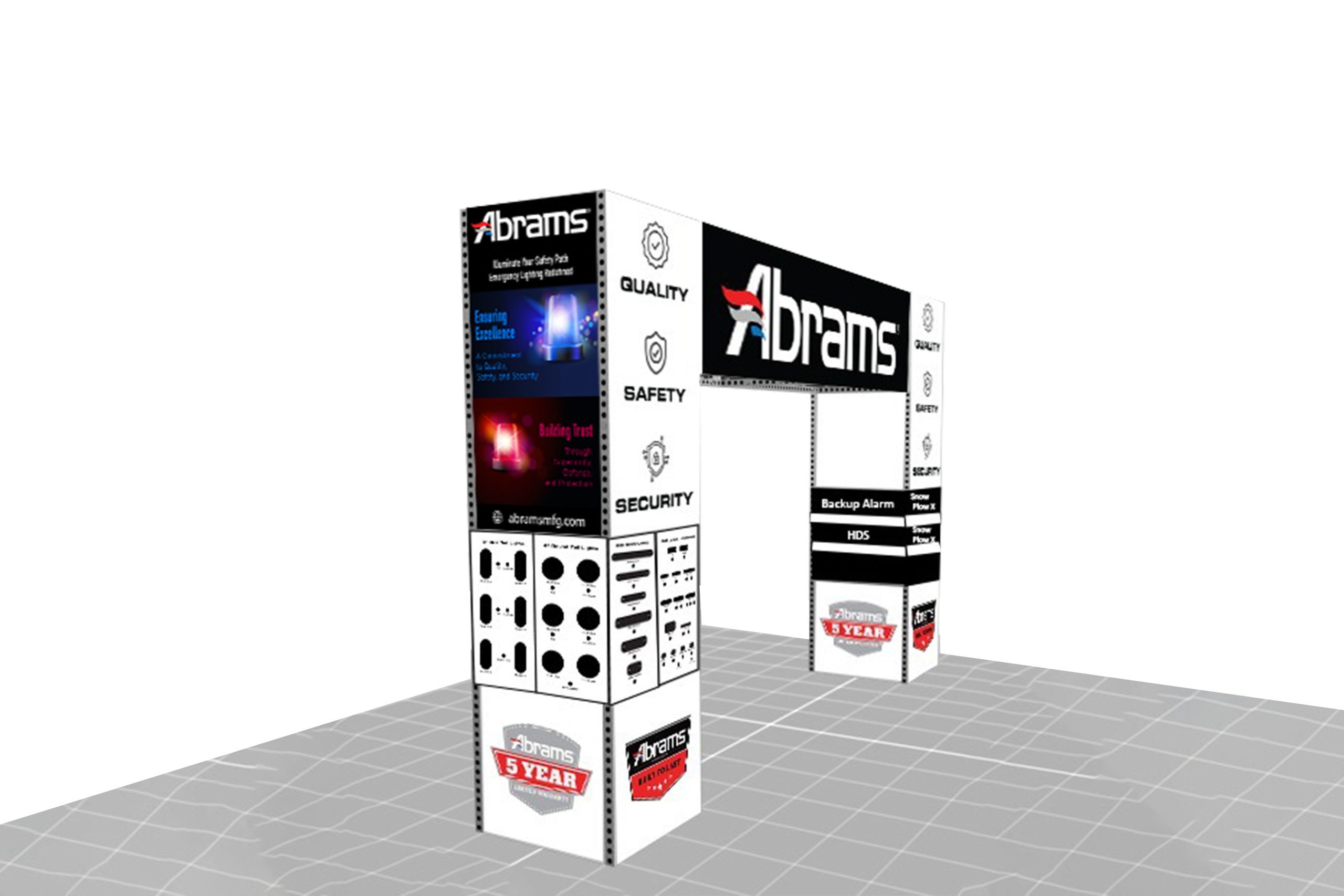 Trading booth Abrams