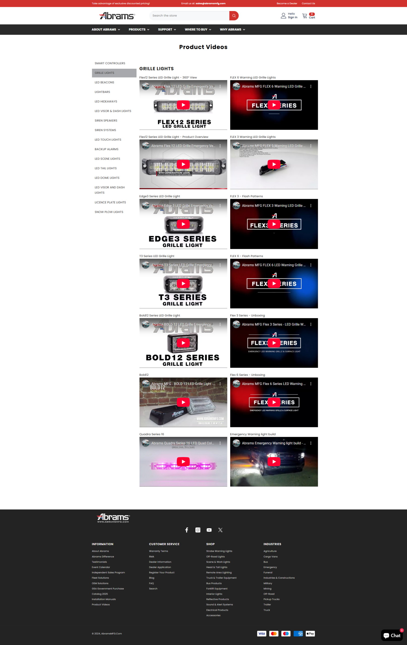 Video Tutorials for Abrams